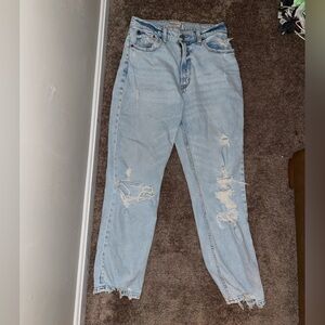 Abercrombie Curve Love the Ankle Straight Ultra High Rise Size 6